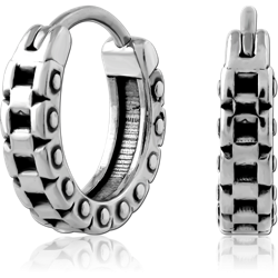 SURGICAL STEEL GRADE 316L HOOP EARRINGS