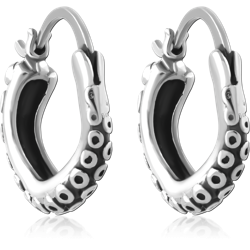 316LSURGICAL STEEL GRADE 316L HOOP EARRINGS PAIR