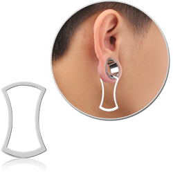 SURGICAL STEEL GRADE 316L HOOP EARRING FOR TUNNEL