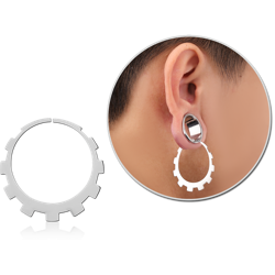 SURGICAL STEEL GRADE 316L HOOP EARRING FOR TUNNEL