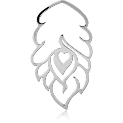 SURGICAL STEEL GRADE 316L HOOP EARRING FOR TUNNEL