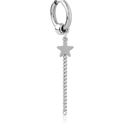 316L SURGICAL STEEL GRADE 316L STERILE FASHION HOOP EARRING