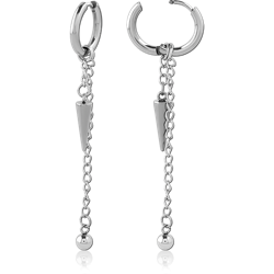 316L SURGICAL STEEL GRADE 316L STERILE FASHION HOOP EARRING