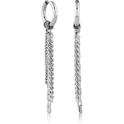 316L SURGICAL STEEL GRADE 316L STERILE FASHION HOOP EARRING