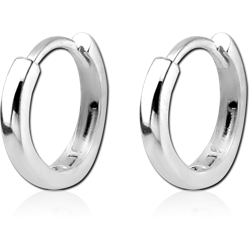 STERLING 925 SILVER HOOP EARRINGS