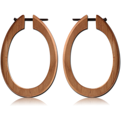 TRIBAL ORGANIC WOOD EARRINGS