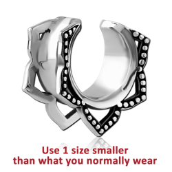 SURGICAL STEEL GRADE 316L HALF TUNNEL