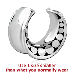 SURGICAL STEEL GRADE 316L HALF TUNNEL