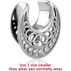 SURGICAL STEEL GRADE 316L HALF TUNNEL