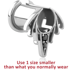 SURGICAL STEEL GRADE 316L HALF TUNNEL