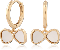 STERLING 925 SILVER GOLD PLATED 18K JEWELED HUGGIES PAIR SPECIAL NEW DESIGN