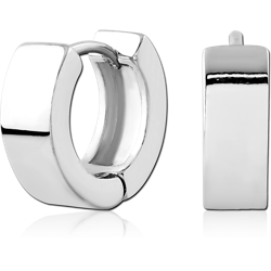 STERLING 925 SILVER PLATED HUGGIES PAIR