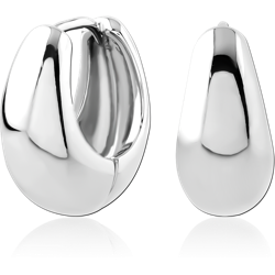 STERLING 925 SILVER PLATED HUGGIES PAIR