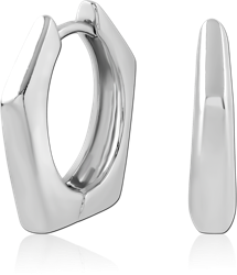 STERLING 925 SILVER PLATED HUGGIES PAIR