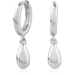 STERLING 925 SILVER PLATED HUGGIES PAIR
