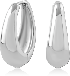 STERLING 925 SILVER PLATED HUGGIES PAIR