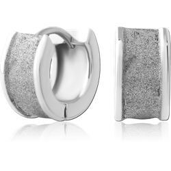 SURGICAL STEEL GRADE 316L HUGGIES PAIR