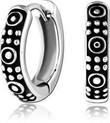 SURGICAL STEEL GRADE 316L HUGGIES PAIR