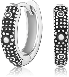 SURGICAL STEEL GRADE 316L HUGGIES PAIR