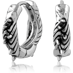 SURGICAL STEEL GRADE 316L HUGGIES PAIR