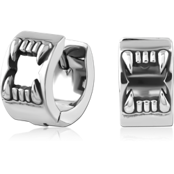 SURGICAL STEEL GRADE 316L HUGGIES PAIR