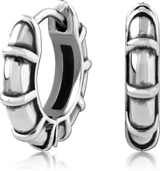 SURGICAL STEEL GRADE 316L HUGGIES PAIR