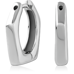 SURGICAL STEEL GRADE 316L HUGGIES PAIR