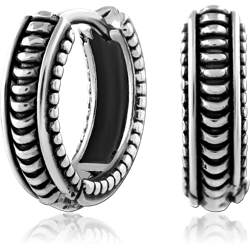 SURGICAL STEEL GRADE 316L HUGGIES PAIR