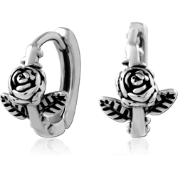 SURGICAL STEEL GRADE 316L HUGGIES PAIR