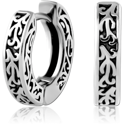 SURGICAL STEEL GRADE 316L HUGGIES PAIR