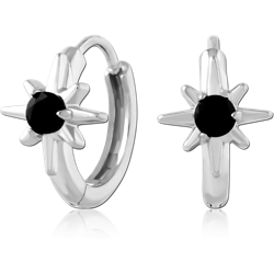 SURGICAL STEEL GRADE 316L HUGGIES PAIR