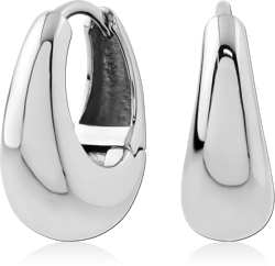 SURGICAL STEEL GRADE 316L HUGGIES PAIR