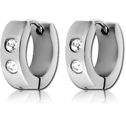 PAIR OF STAINLESS STEEL GRADE 304 HUGGIES