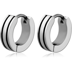 PAIR OF STAINLESS STEEL GRADE 304 HUGGIES