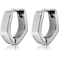 PAIR OF STAINLESS STEEL GRADE 304 HUGGIES