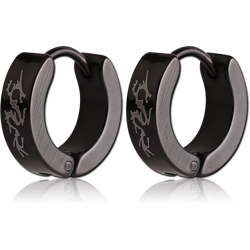 PAIR OF STAINLESS STEEL GRADE 304 HUGGIES