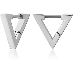 SURGICAL STEEL GRADE 316L HUGGIES PAIR