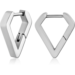 SURGICAL STEEL GRADE 316L HUGGIES PAIR