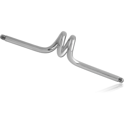 SURGICAL STEEL GRADE 316L INDUSTRIAL SPRING BARBELL PIN