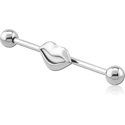 SURGICAL STEEL GRADE 316L MOUTH INDUSTRIAL BARBELL