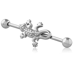 SURGICAL STEEL GRADE 316L INDUSTRIAL BARBELL