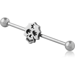 SURGICAL STEEL GRADE 316L INDUSTRIAL BARBELL