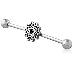 SURGICAL STEEL GRADE 316L INDUSTRIAL BARBELL