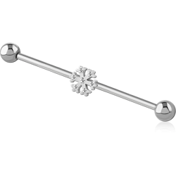 SURGICAL STEEL GRADE 316L INDUSTRIAL BARBELL