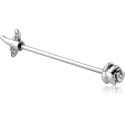 SURGICAL STEEL GRADE 316L ATTACHMENT FOR INDUSTRIAL BARBELL