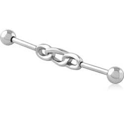 SURGICAL STEEL GRADE 316L ATTACHMENT FOR INDUSTRIAL BARBELL