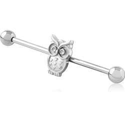 SURGICAL STEEL GRADE 316L INDUSTRIAL BARBELL