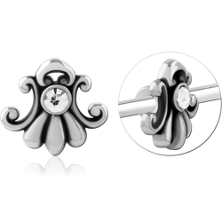 SURGICAL STEEL GRADE 316L ADJUSTABLE SLIDING CHARM FOR INDUSTRIAL BARBELL