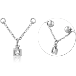 SURGICAL STEEL GRADE 316L INDUSTRIAL BARBELL