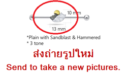 SURGICAL STEEL GRADE 316L ADJUSTABLE SLIDING CHARM FOR INDUSTRIAL BARBELL